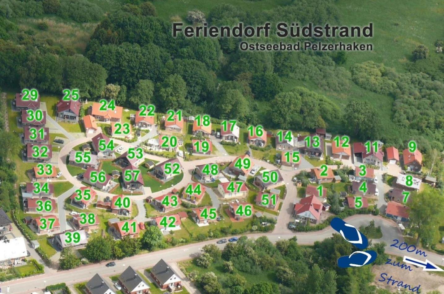 Feriendorf Suedstrand Haus 01 佩尔泽哈肯 外观 照片